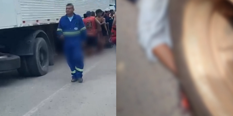 O acidente ocorreu próximo ao porto da Ceasa. Foto: Reprodução