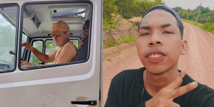 Aldemir Gonçalves, de 55 anos, era de Presidente Figueiredo. O auxiliar (foto da direita) não teve o nome informado. Foto: Reprodução