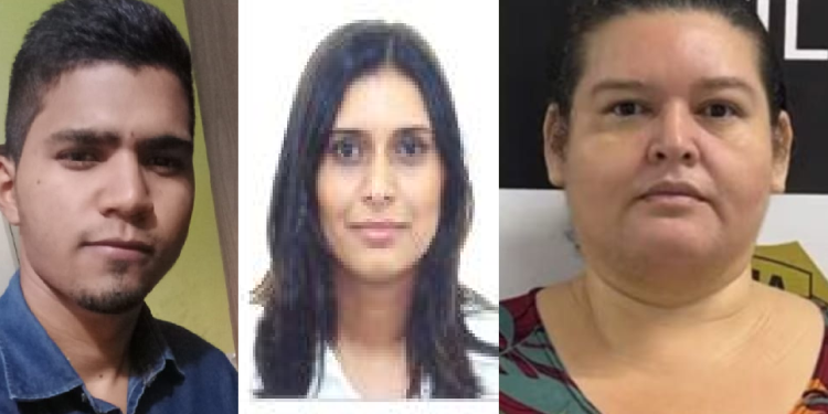 Os três, segundo investigação da PC-AM, seriam de núcleo político de facção criminosa. Foto: Reprodução