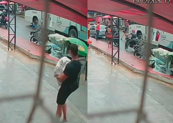 A vítima foi encaminhada a um hospital da cidade. Foto: Reprodução