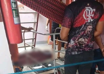 O IML foi chamado para remoção. Causa da morte ainda não foi informada. Foto: Reprodução