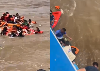 A embarcação seguia para o município de Nova Olinda do Norte. Foto: Reprodução