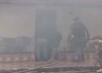 Nenhuma criança se feriu. Foto: Reprodução