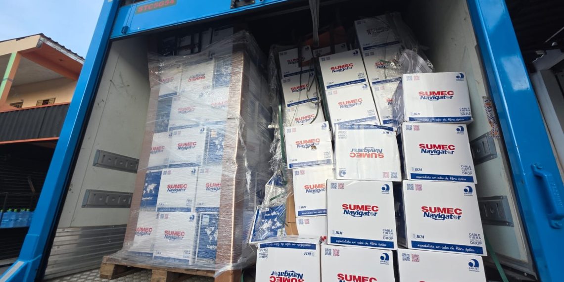 Material estava escondido em galpão no Novo Aleixo. Foto: Divulgação/PC-AM