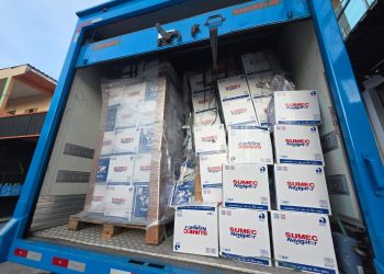 Material estava escondido em galpão no Novo Aleixo. Foto: Divulgação/PC-AM