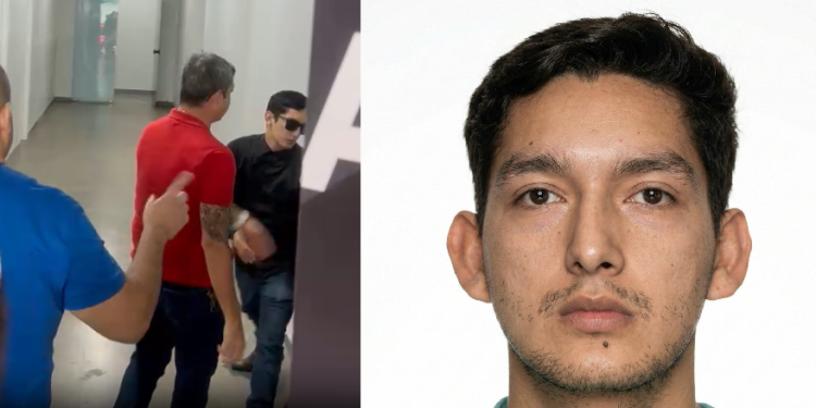 Luciano se apresentou por volta das 10h na especializada. Ele não quis falar com a imprensa. Foto: Reprodução