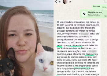 Luciani Aparecida Estivalet Freitas, de 47 anos, está desaparecida desde o dia 4 deste mês. Foto: Reprodução