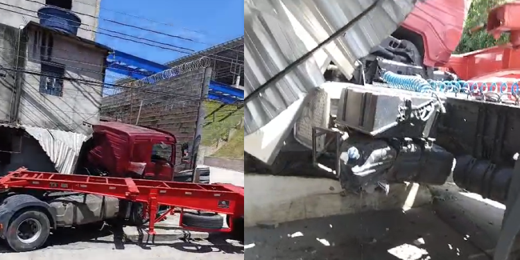 O acidente aconteceu na avenida Abiurana. Foto: Reprodução