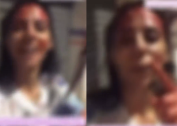 Bia Correia fez um vídeo após o crime e contou o ocorrido. Foto: Reprodução