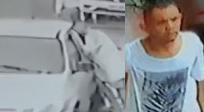 Imagens gravadas pela câmera de segurança da loja da vítima flagraram o momento exato da ação. Foto: Reprodução