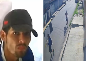 O suspeito teve acesso ao imóvel pela laje do vizinho. Foto: Reprodução