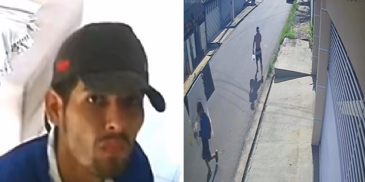 O suspeito teve acesso ao imóvel pela laje do vizinho. Foto: Reprodução