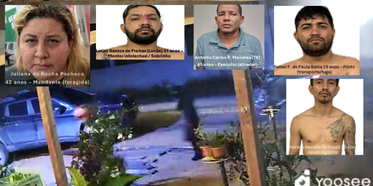 A vizinha ainda está foragida, mas os outros envolvidos foram presos. Foto: Reprodução