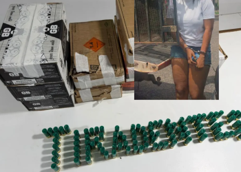 Uma mulher de 30 anos, responsável pelo camarote onde o material foi localizado, acabou presa em flagrante. Foto: Reprodução