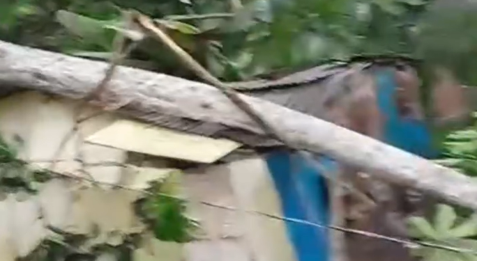 A tarde desta quarta-feira (25) foi marcada por muito volume de chuva. Foto: Reprodução