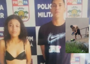 Os dois estavam completamente nus quando os agentes chegaram ao local. Foto: Reprodução