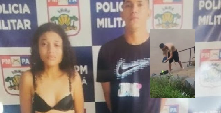 Os dois estavam completamente nus quando os agentes chegaram ao local. Foto: Reprodução