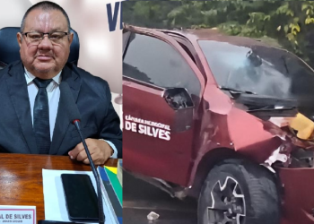 Apesar da gravidade do ocorrido e dos danos significativos ao automóvel, todos os ocupantes escaparam sem ferimentos graves. Foto: Reprodução