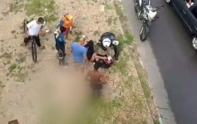 O homem perdeu o controle do veículo ao tentar escapar de uma fiscalização. Foto: Reprodução