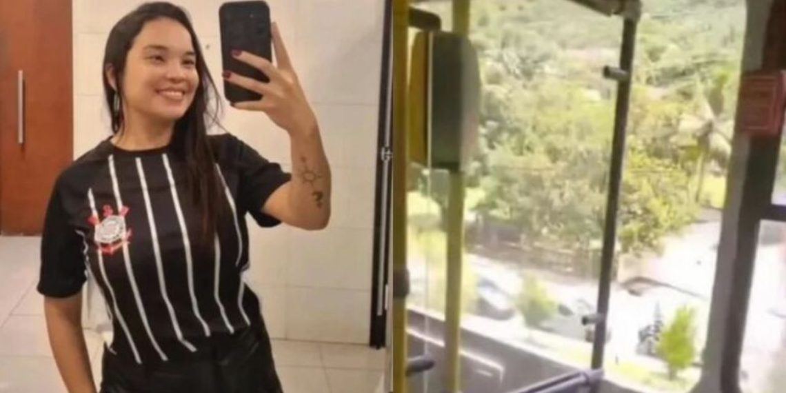 Vídeo mostra momento em que jovem é lançada de ônibus após vidro da janela se soltar; ela m0rr3u