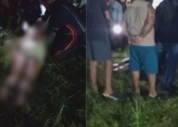 Mulher m0rr3 após perder controle de moto e bater em estrutura na Torquato Tapajós