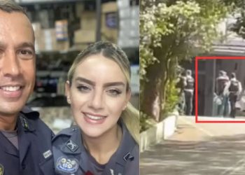 Veja: Coronel preso por m4tar a esposa com tir0 é recebido com abraço em presídio da PM