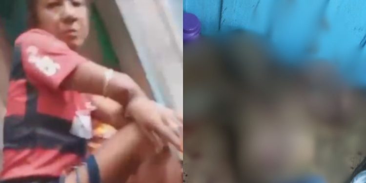 Vídeo mostra mulher sentada após mat4r 'Cachorrão' no Educandos: 'Ele que me b4teu'