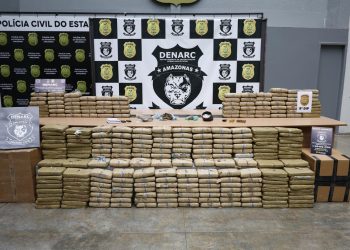 Casal armazenava e distribuía entorpecentes nas Zonas Leste e Norte de Manaus. Foto: Erlon Rodrigues /PC-AM