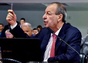 Durante sua fala, Omar criticou a atuação de entidades que recebem recursos internacionais e atentam contra a soberania nacional. Foto: Ariel Costa