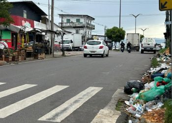 O fato ocorreu na avenida 7 de Maio, no bairro Santa Etelvina, Zona Norte de Manaus. Foto: Reprodução