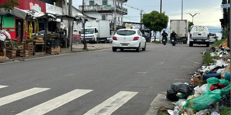 O fato ocorreu na avenida 7 de Maio, no bairro Santa Etelvina, Zona Norte de Manaus. Foto: Reprodução