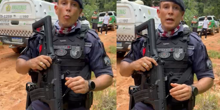 A Polícia Militar foi acionada. Foto: Reprodução