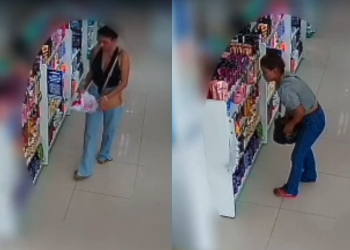 Elas são suspeitas de furto ocorrido no dia 20 de novembro de 2025. Foto: Reprodução