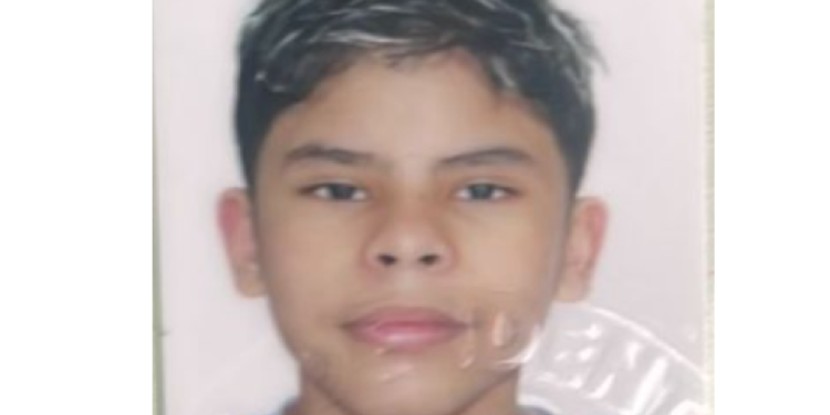 Guilherme estava brincando com duas crianças às margens do igarapé quando decidiu atravessar o canal a nado. Foto: Reprodução