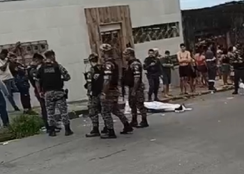 Moradores da região afirmaram ter ouvido a sequência de tiros. Foto: Reprodução