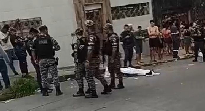 Moradores da região afirmaram ter ouvido a sequência de tiros. Foto: Reprodução