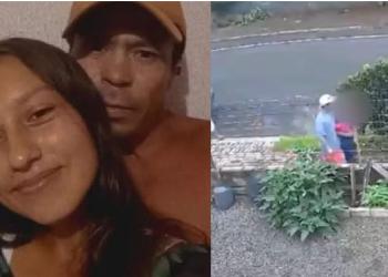 O crime, registrado por câmeras de segurança, causou forte comoção entre os moradores. Foto: Reprodução