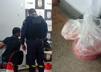 Homem paga pão e furta picanha e alcatra em supermercado na avenida das Torres