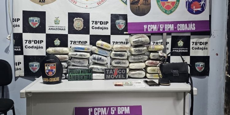 A apreensão é resultado da operação Segurança Presente e do Programa Brasil Contra o Crime Organizado. Foto: Divulgação/SSP-AM