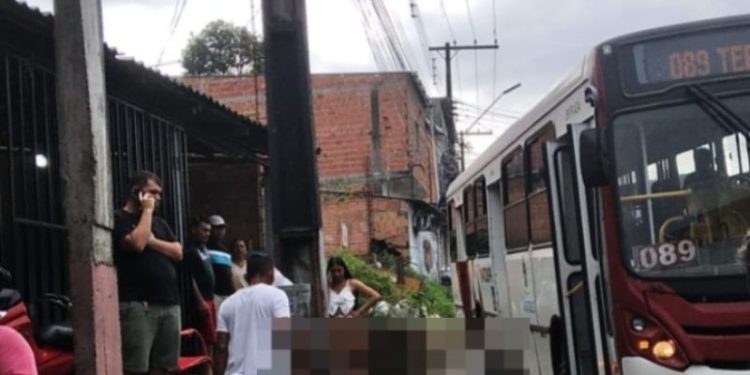 Testemunhas contaram que o choque causou um ferimento grave na cabeça, com hemorragia abundante. Foto: Reprodução