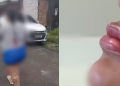 Depois de um período foragida, a suspeita foi localizada e detida nas imediações da residência da mãe. Foto: Reprodução