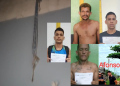 Os outros oito homens permanecem foragidos e são procurados por equipes da Polícia Civil e da Polícia Militar. Foto: Reprodução