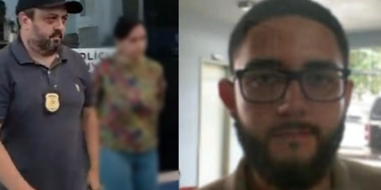 A mulher foi encaminhada para unidade policial e responderá pelos crimes de estupro qualificado e maus-tratos. O homem ainda é procurado. Foto: Divulgação/PC-AM