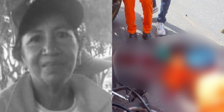 Servidora da limpeza urbana, ela sofreu ferimentos graves no atropelamento. Foto: Reprodução