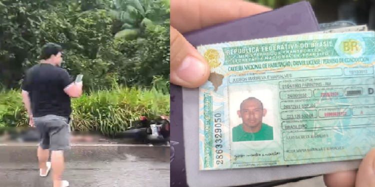O homem foi identificado como Judson Marialva e Marialves, de 33 anos de idade. Foto: Reprodução