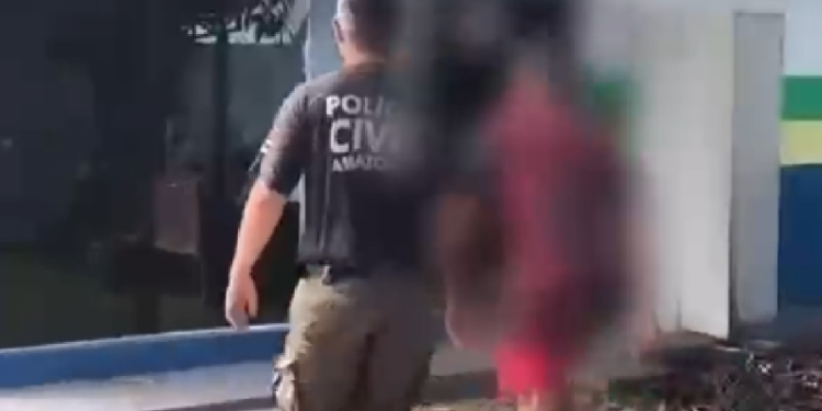 O caso foi filmado e enviado para o Conselho Tutelar. Foto: Reprodução