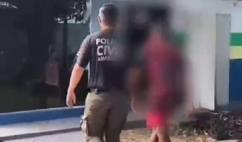 O caso foi filmado e enviado para o Conselho Tutelar. Foto: Reprodução