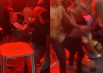 Até a divulgação do vídeo, não havia informações oficiais sobre a presença da polícia no local, nem sobre presos ou feridos. Foto: Reprodução