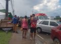 Todos os atingidos sofreram lesões nas pernas em decorrência do impacto. Foto: Reprodução