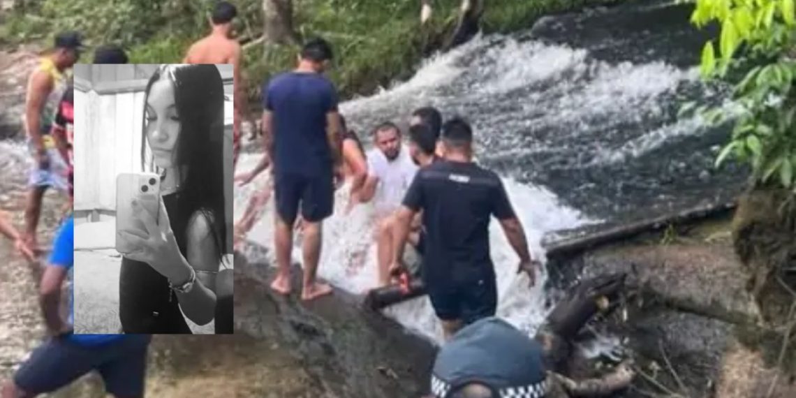 Vídeo: Jovem de 18 anos escorrega em pedras e m0rr3 af0gada em cachoeira